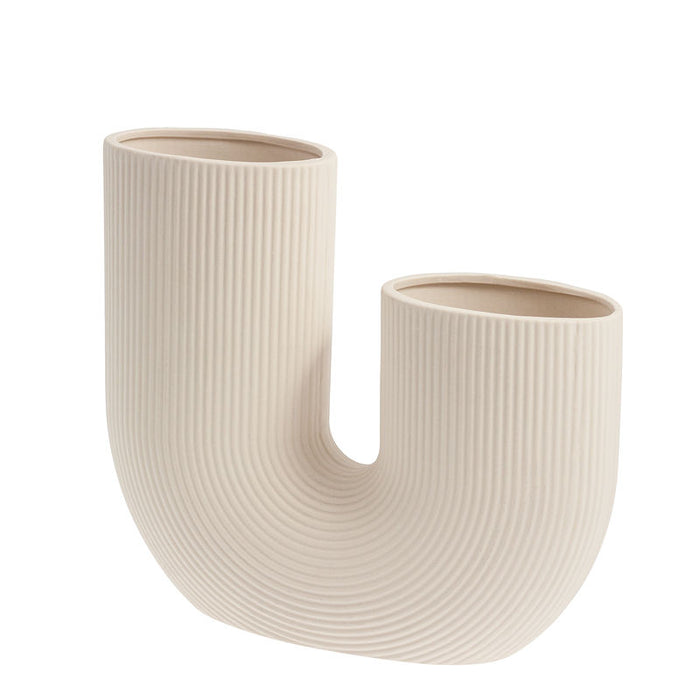 Keramikvase Stråvalla, beige